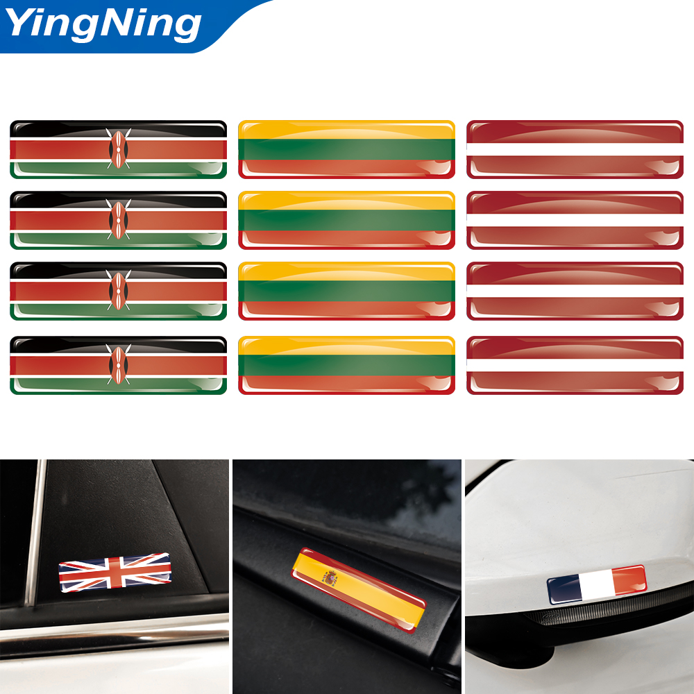 Laptop Accessories Kenya - Naklejki 3D z kopułkowym efektem, flagi