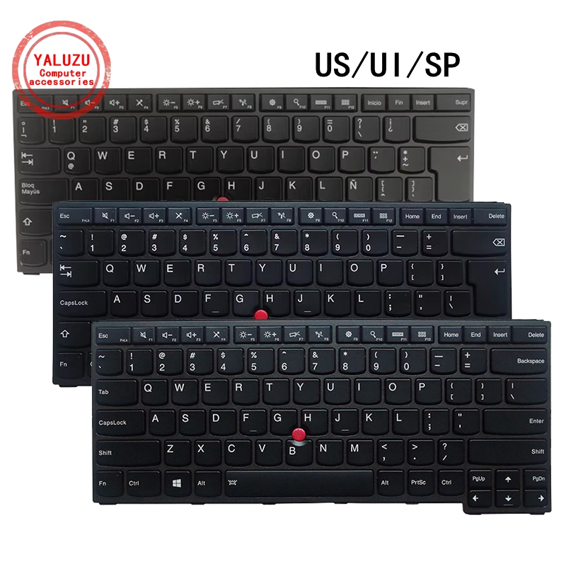 Yoga Laptop Accessories - US/UI/SP angielski/hiszpański nowa klawiatura do laptopa