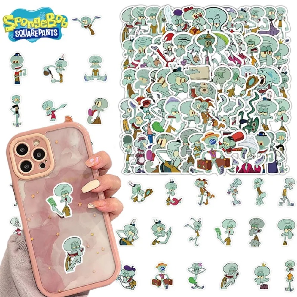 Laptop Accessories Case - 60 szt. Naklejek dekoracyjnych SpongeBob i