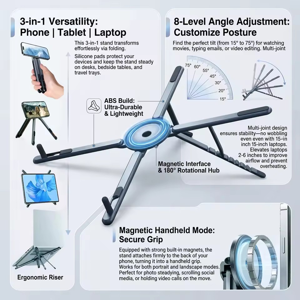 Przenośny magnetyczny uchwyt n – Laptop Extra Accessories recenzja i cena