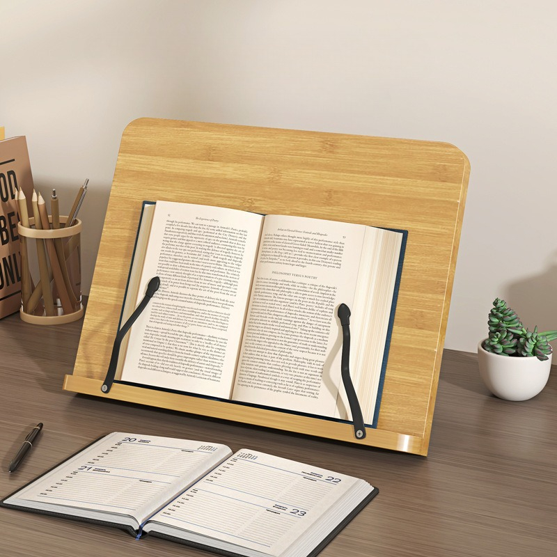 Drewniany stojak na książki, w – Laptop Extra Accessories recenzja i cena