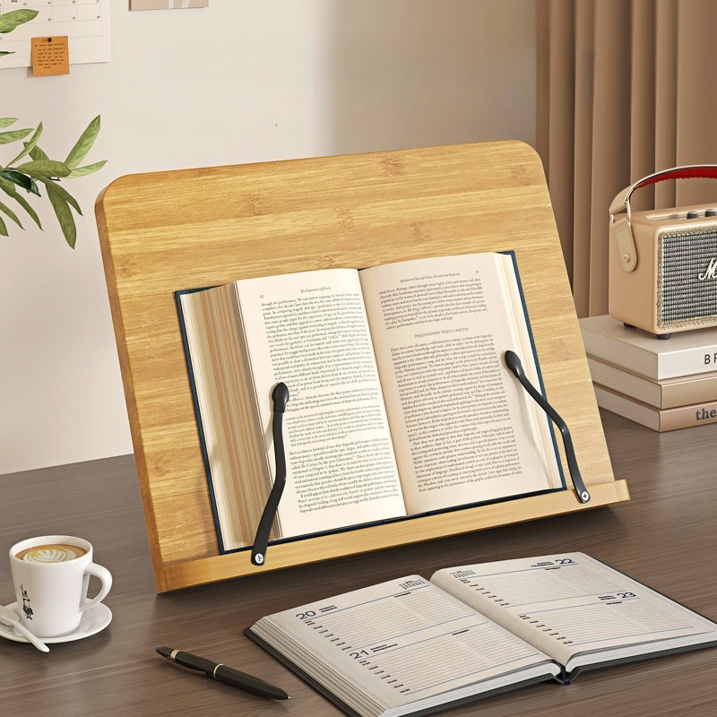 Drewniany stojak na książki, w – Laptop Extra Accessories recenzja i cena