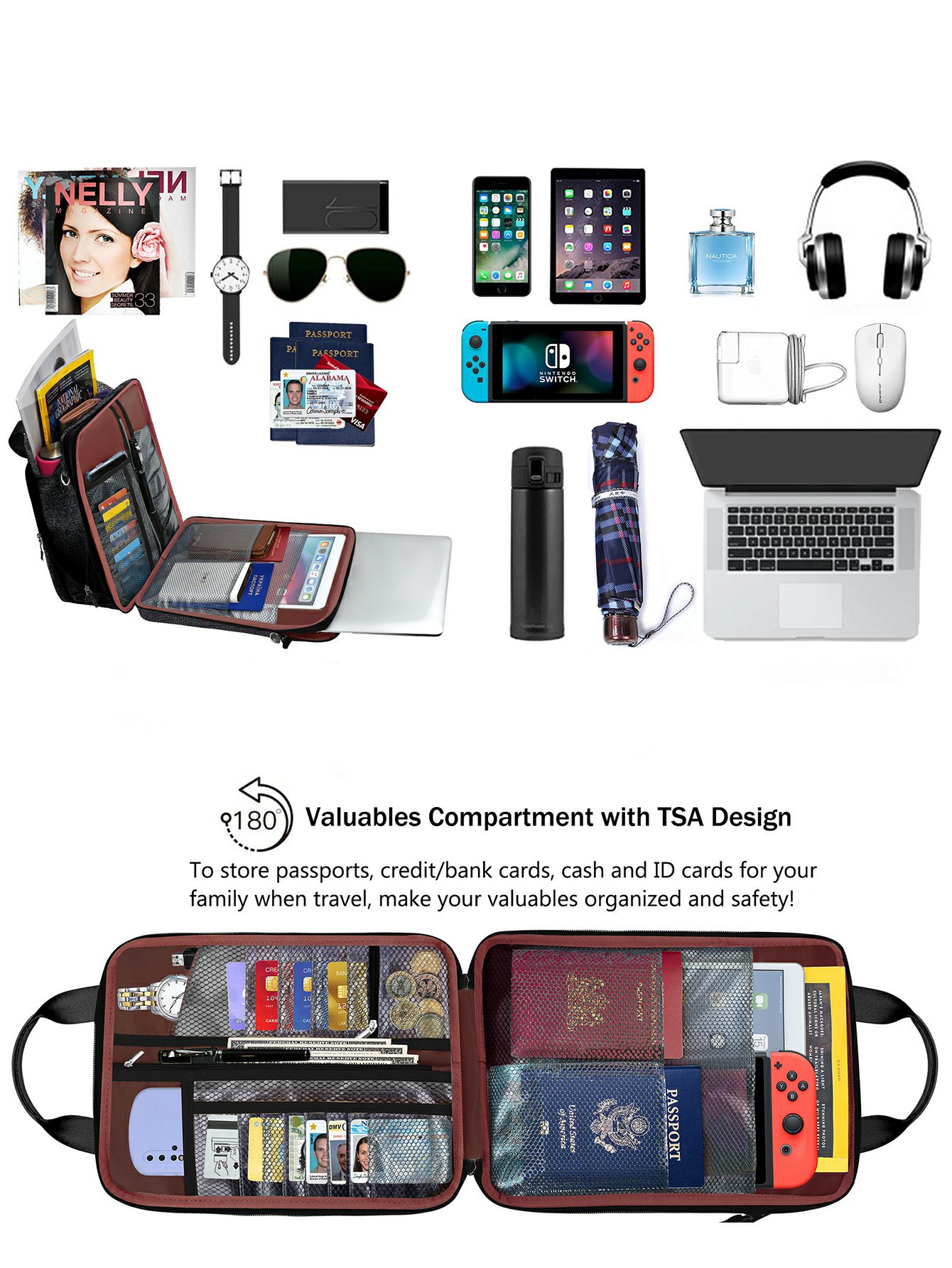 12.9-13 calowa torba na ramię  – Laptop Accessories Organizer Bag recenzja i cena