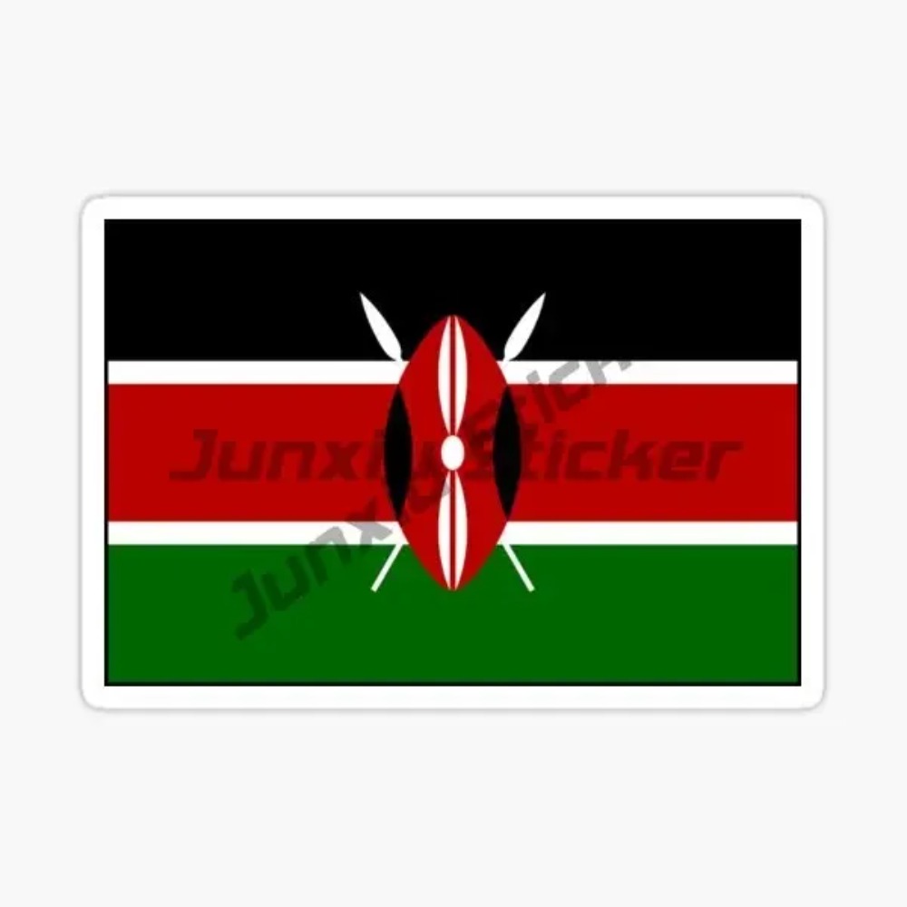Naklejka z flagą Kenii, mapą i – Laptop Accessories Kenya recenzja i cena