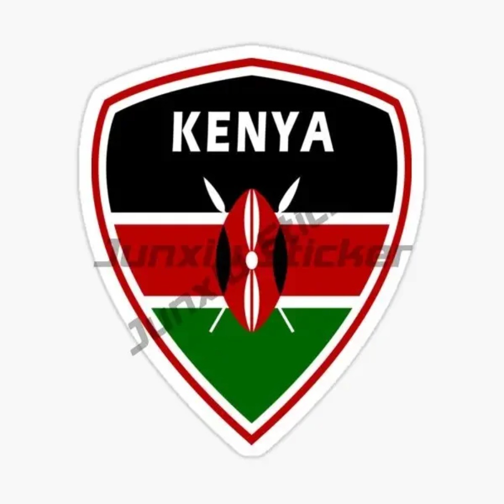 Naklejka z flagą Kenii, mapą i – Laptop Accessories Kenya recenzja i cena